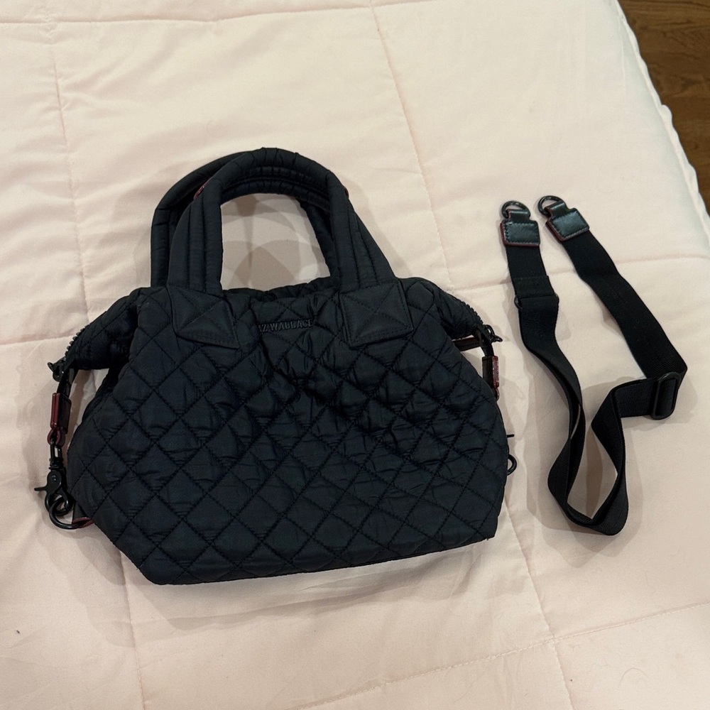 Mz Wallace Black Quilted Women's Bag